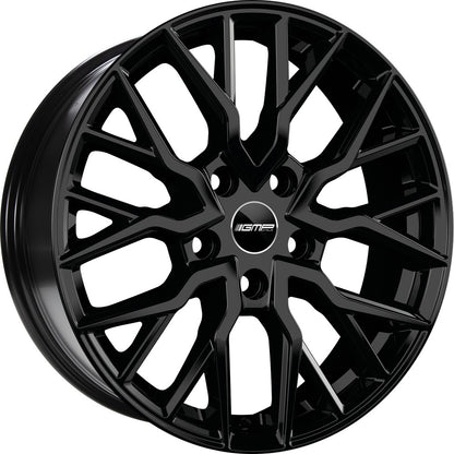 GMP Booster black glossy Alufelge 8x18 Zoll ET45 LK 6x130 ML84.1
