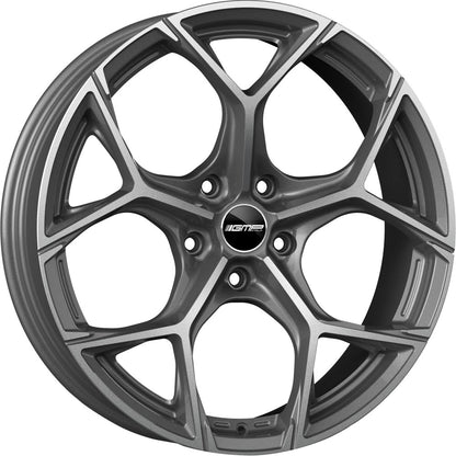 GMP Ultrivity X anthracite matt diamond Alufelge 9x21 Zoll ET35 LK 5x120 ML63.4