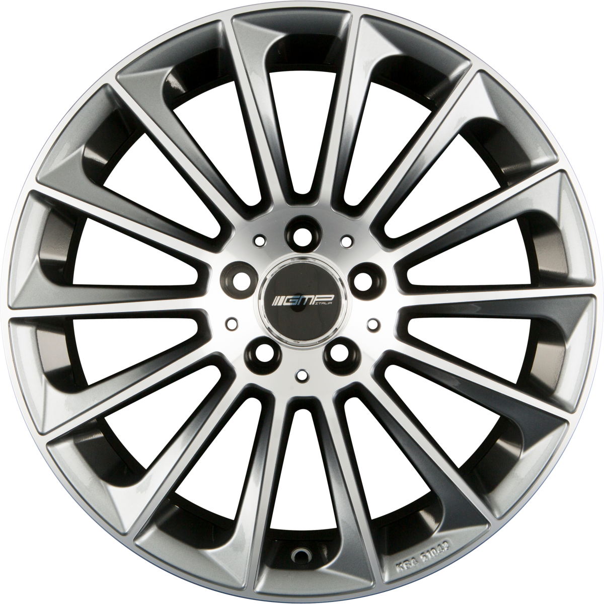 GMP Stellar anthracite diamond Alufelge 8x20 Zoll ET45 LK 5x112 ML66.6 – Bild 3