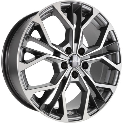 GMP Matisse anthracite matt diamond Alufelge 6.5x18 Zoll ET30 LK 5x114.3 ML66.1