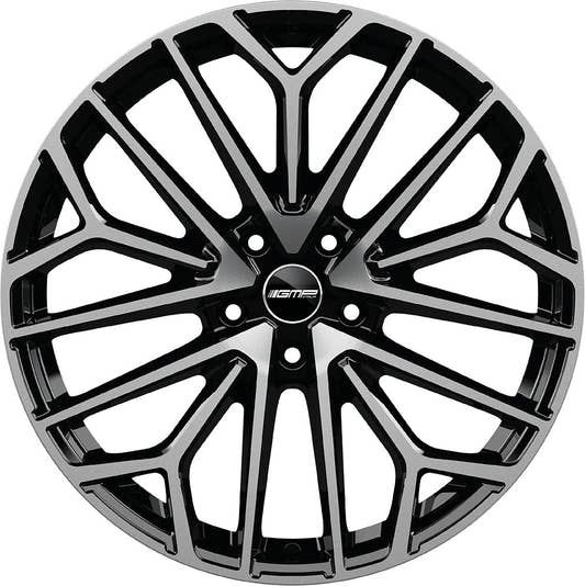 GMP Materia black diamond Alufelge 8x20 Zoll ET40 LK 5x120 ML64.1 – Bild 2