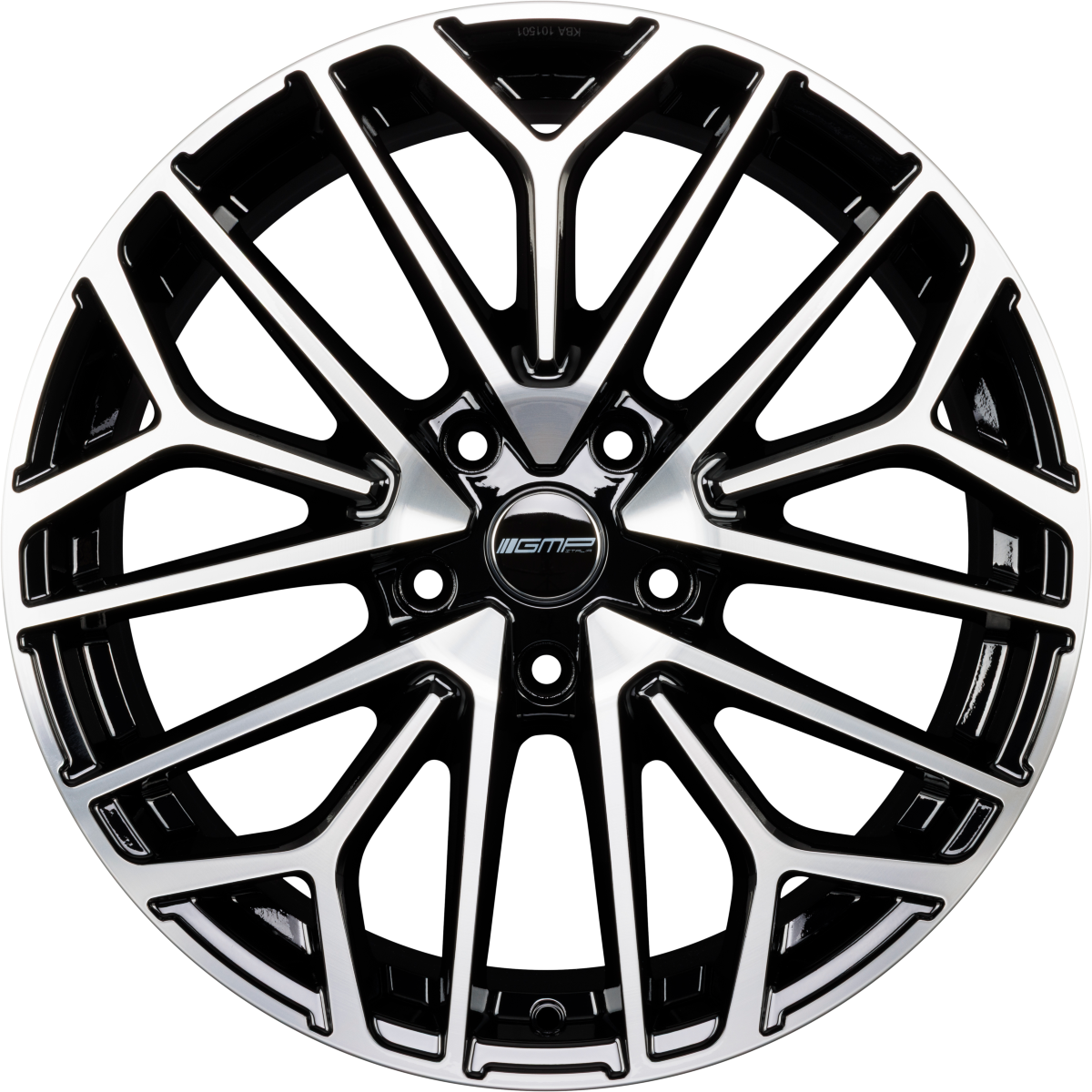 GMP Italia Materia Black Diamond Alufelge 9x22 Zoll ET41 LK 5x130 ML66.6