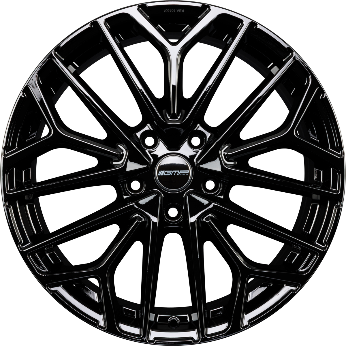 GMP Italia Materia Glossy Black Alufelge 8.5x21 Zoll ET38 LK 5x112 ML66.6