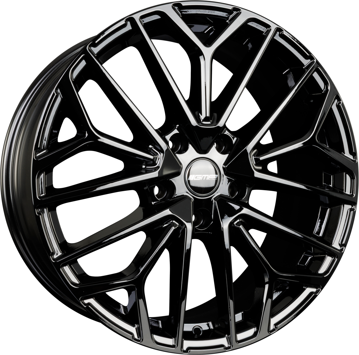 GMP Italia Materia Glossy Black Alufelge 8.5x21 Zoll ET38 LK 5x112 ML66.6 – Bild 2