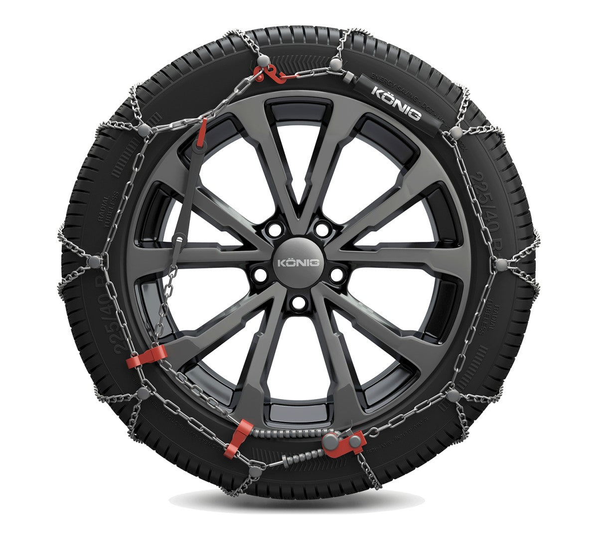 König Schneekette K-Slim 090 14–18 Zoll für PKW