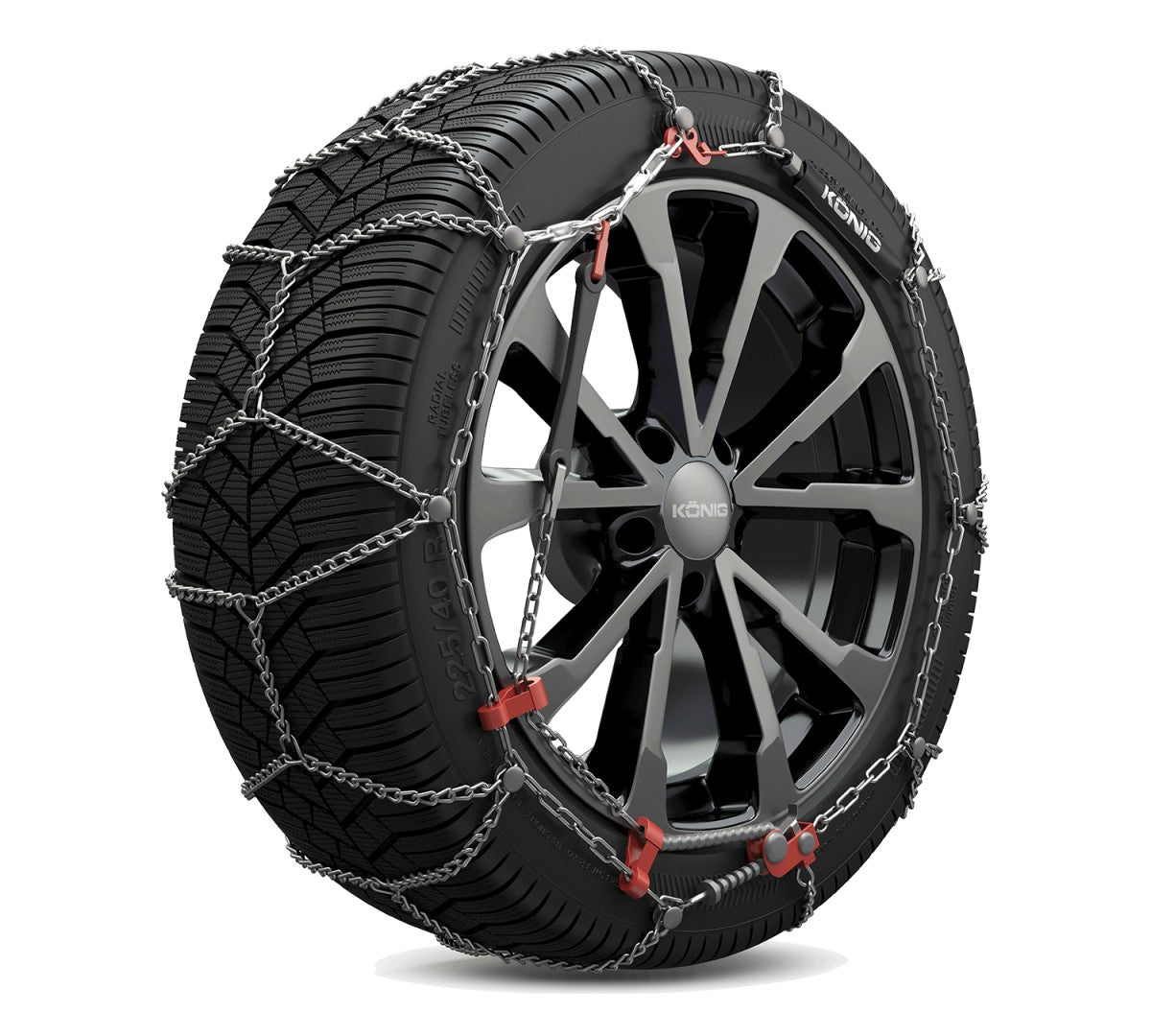 König Schneekette K-Slim 004 19–20 Zoll für PKW – Bild 2