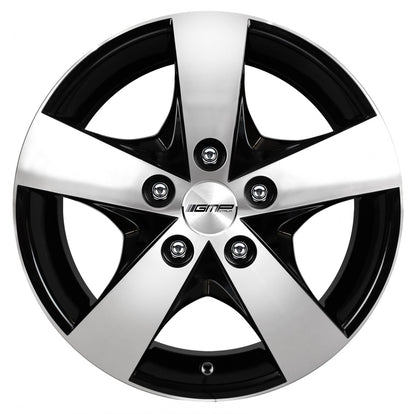 GMP Job black diamond Alufelge 6.5x16 Zoll ET50 LK 5x118 ML71.1 – Bild 2
