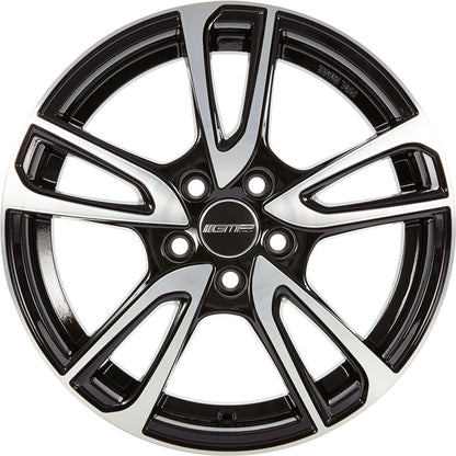 GMP Astral black polished Alufelge 7x17 Zoll ET35 LK 4x98 ML58.1 – Bild 2