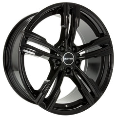 GMP Reven shiny black Alufelge 7.5x17 Zoll ET34 LK 5x120 ML72.6
