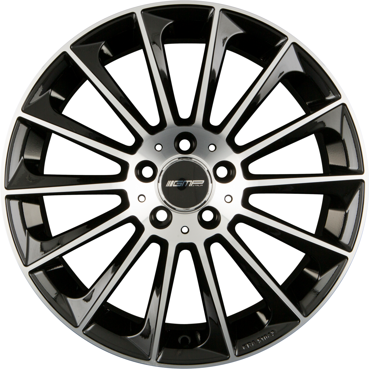 GMP Stellar black diamond Alufelge 7.5x17 Zoll ET35 LK 5x112 ML66.6 – Bild 3