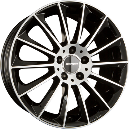 GMP Stellar black diamond Alufelge 7.5x17 Zoll ET35 LK 5x112 ML66.6 – Bild 4
