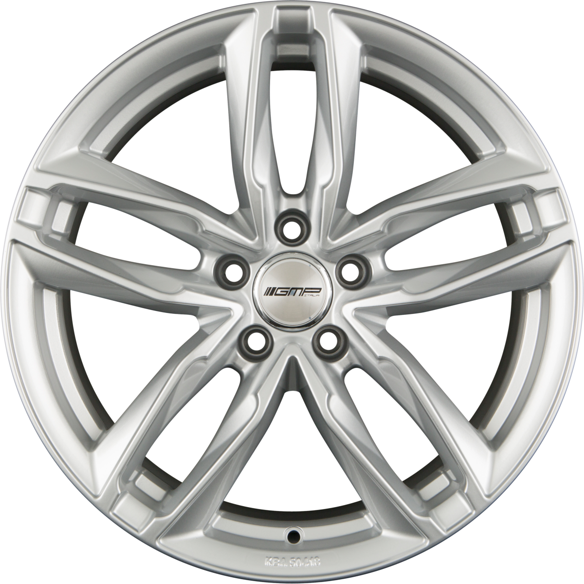 GMP Atom silver Alufelge 7.5x17 Zoll ET35 LK 5x112 ML66.5 – Bild 3