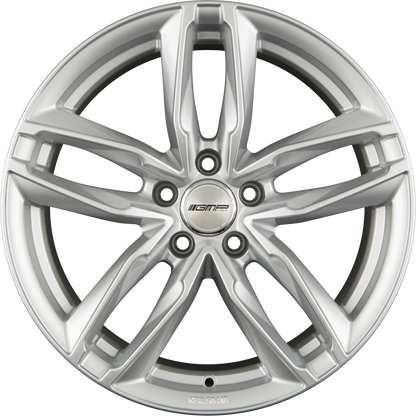 GMP Atom silver Alufelge 7.5x17 Zoll ET35 LK 5x112 ML66.5 – Bild 3