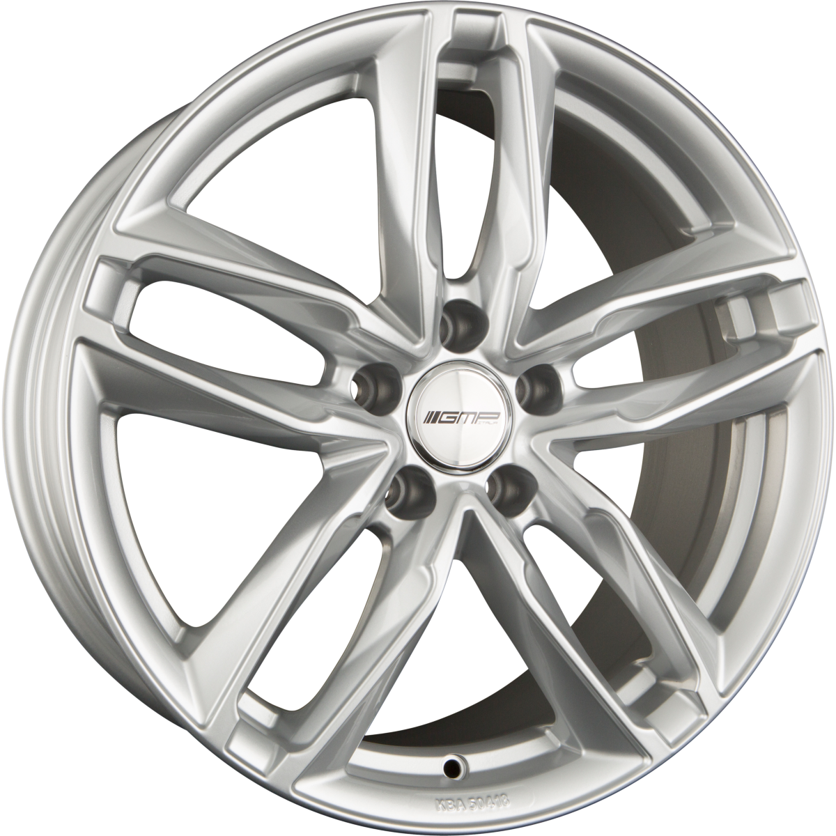 GMP Atom silver Alufelge 7.5x17 Zoll ET35 LK 5x112 ML66.5 – Bild 4