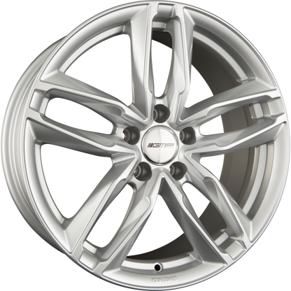 GMP Atom silver Alufelge 7.5x17 Zoll ET35 LK 5x112 ML66.5 – Bild 4