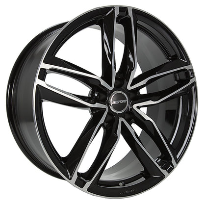GMP Atom black polished Alufelge 7.5x17 Zoll ET45 LK 5x112 ML66.5