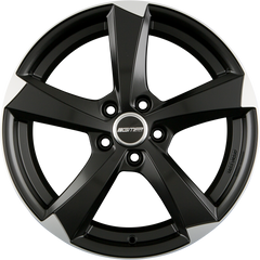GMP Italia Ican Satin Black Diamond Alufelge 7.5x17 Zoll ET35 LK 5x112 ML66.6
