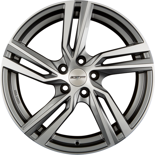GMP Italia Arcan Anthracite Diamond Alufelge 7.5x17 Zoll ET45 LK 5x114.3 ML67.1