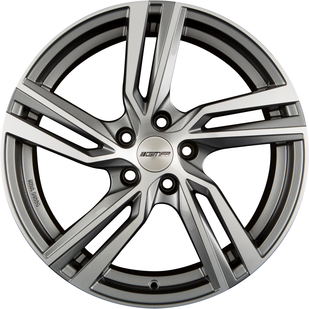 GMP Italia Arcan Anthracite Diamond Alufelge 7.5x17 Zoll ET45 LK 5x114.3 ML67.1