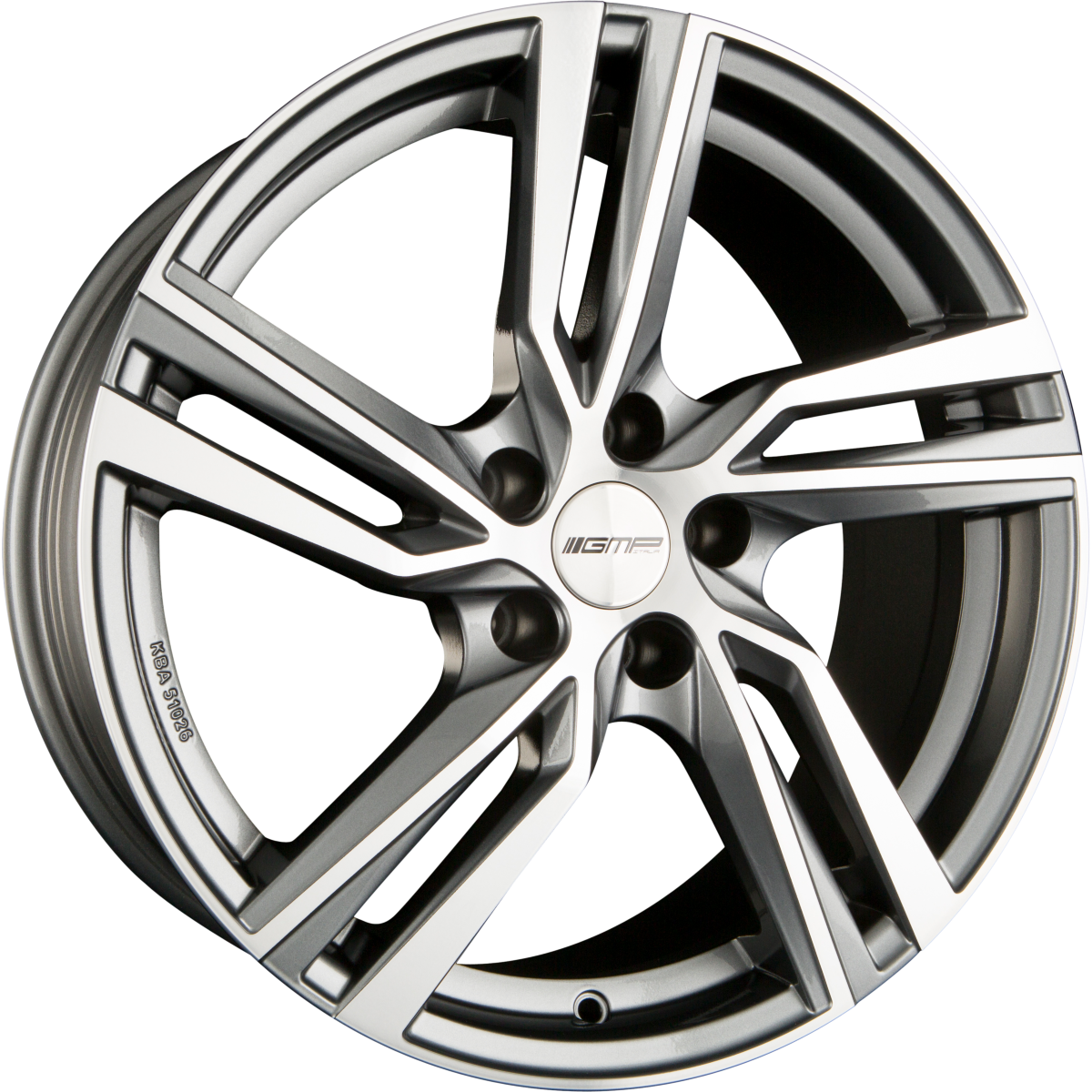 GMP Italia Arcan Anthracite Diamond Alufelge 7.5x17 Zoll ET45 LK 5x114.3 ML67.1 – Bild 2