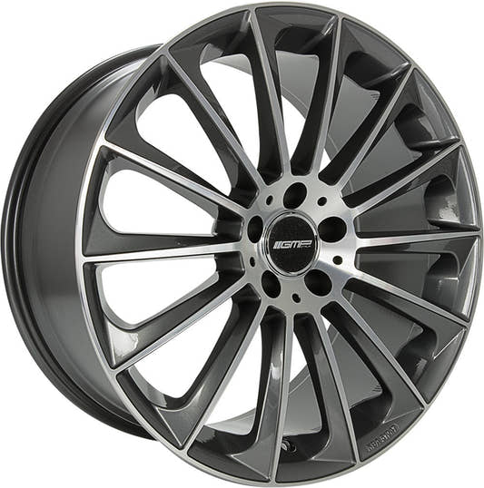 GMP Stellar anthracite diamond Alufelge 7.5x17 Zoll ET33 LK 5x110 ML65.1