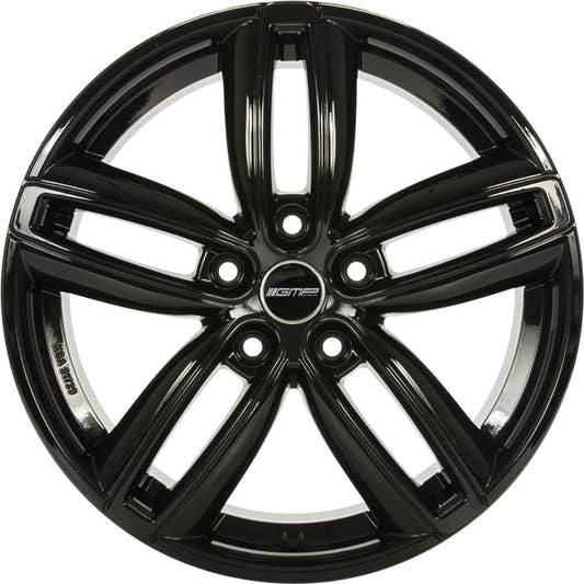 GMP Diva shiny black Alufelge 7.5x18 Zoll ET50 LK 5x120 ML72.6 – Bild 2