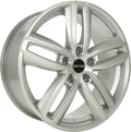 GMP Diva silver Alufelge 7.5x18 Zoll ET50 LK 5x120 ML72.6