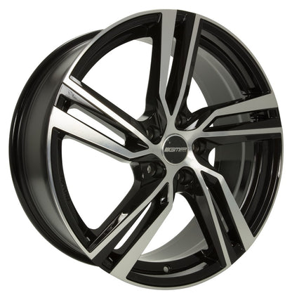 GMP Arcan black polished Alufelge
