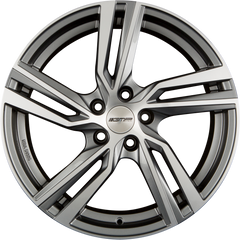 GMP Italia Arcan Anthracite Diamond Alufelge 8x18 Zoll ET45 LK 5x108 ML63.4