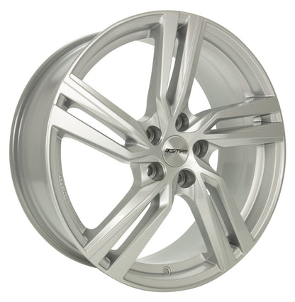 GMP Arcan silver Alufelge 8x18 Zoll ET25 LK 5x112 ML66.6