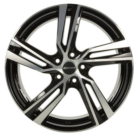 GMP Arcan black polished Alufelge 8x18 Zoll ET25 LK 5x112 ML66.6 – Bild 2