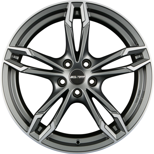 GMP Italia Dea Matt Anthracite Diamond Alufelge 8x18 Zoll ET34 LK 5x120 ML72.6