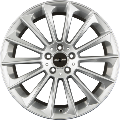 GMP Stellar silver Alufelge 8x18 Zoll ET33 LK 5x110 ML65.1 – Bild 4