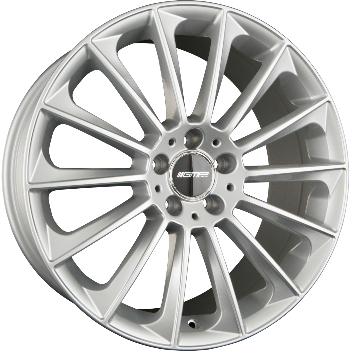 GMP Stellar silver Alufelge 8x18 Zoll ET33 LK 5x110 ML65.1 – Bild 5