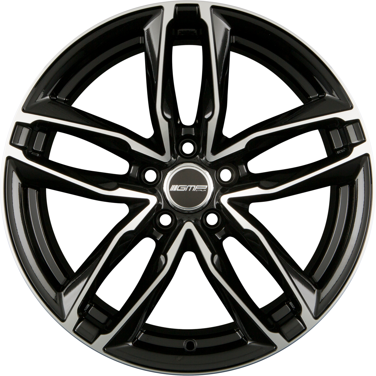 GMP Italia Atom Black Diamond Felge 8x18 Zoll ET35 LK 5x112 ML66.6