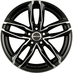GMP Italia Atom Black Diamond Felge 8x18 Zoll ET35 LK 5x112 ML66.6
