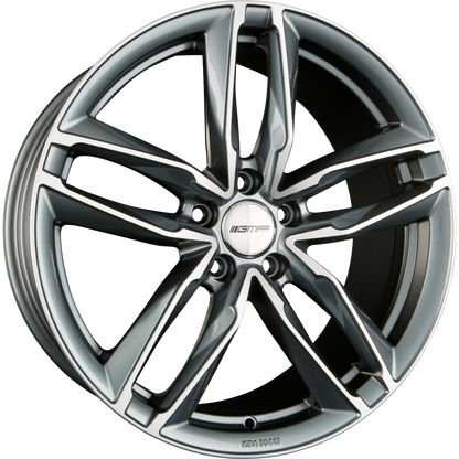 GMP Italia Atom Anthracite Diamond Alufelge 8x18 Zoll ET25 LK 5x112 ML66.6 – Bild 2