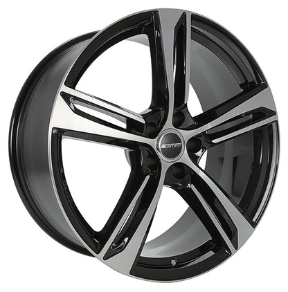 GMP Paky black polished Alufelge 8x19 Zoll ET45 LK 5x112 ML66.5