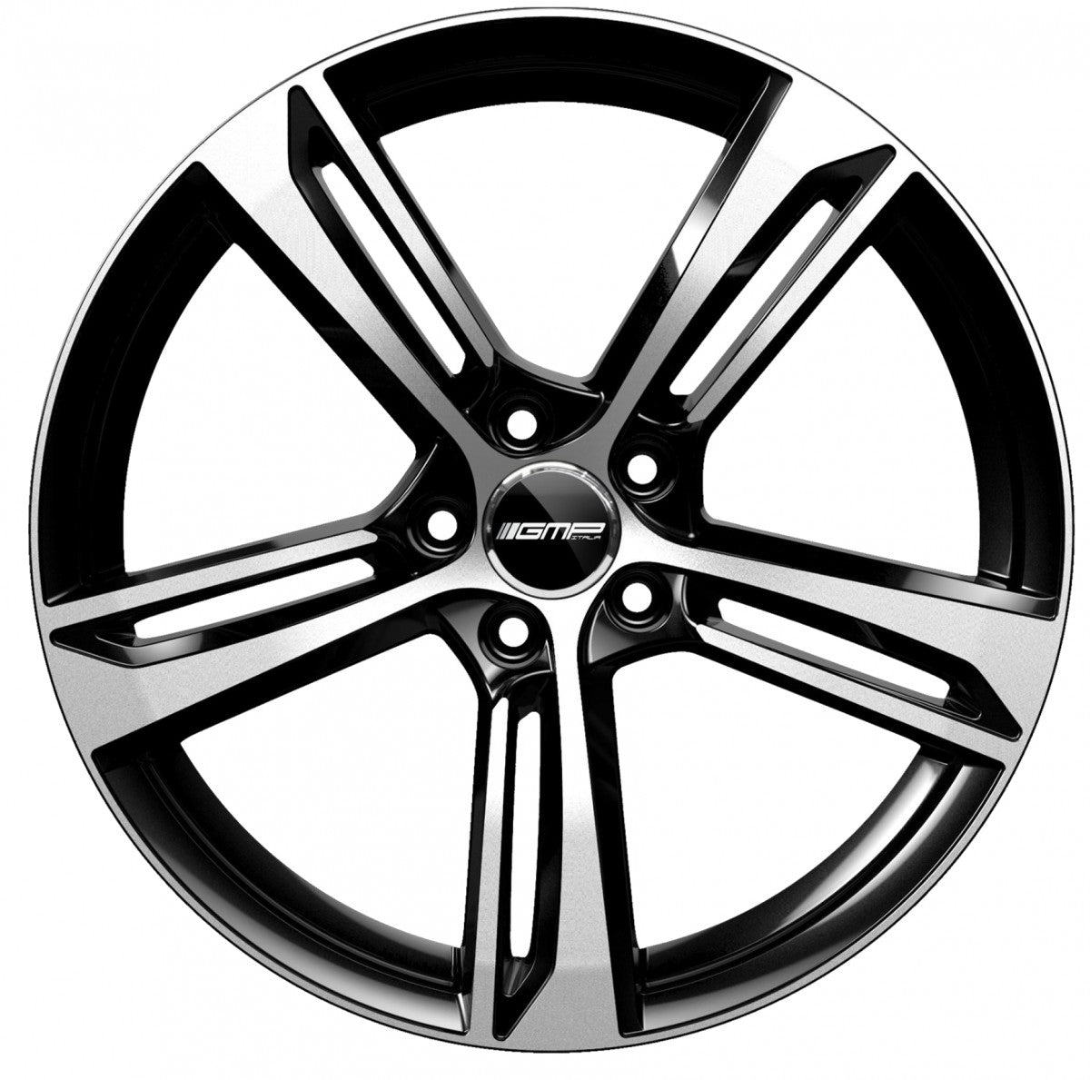 GMP Paky black polished Alufelge 8x19 Zoll ET45 LK 5x112 ML66.5 – Bild 2