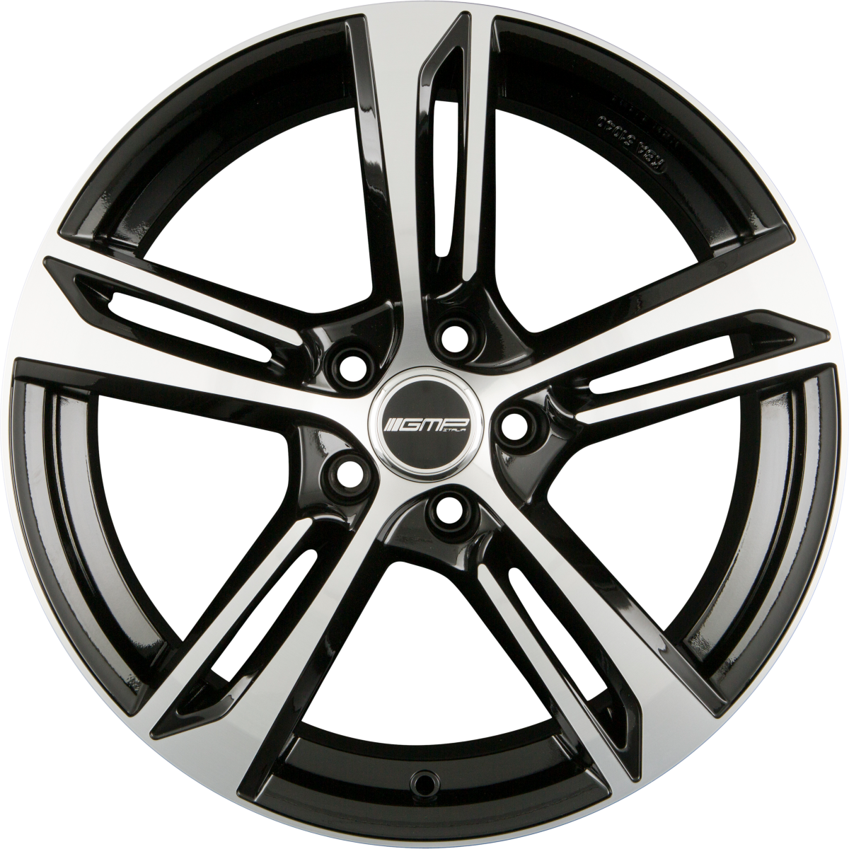 GMP Italia Paky Black Diamond Alufelge 8x19 Zoll ET45 LK 5x114.3 ML66.6