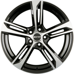 GMP Italia Paky Black Diamond Alufelge 8x19 Zoll ET45 LK 5x114.3 ML66.6