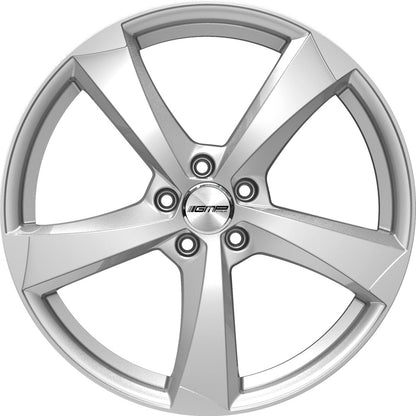 GMP Ican silver Alufelge 8x19 Zoll ET45 LK 5x112 ML66.5 – Bild 2