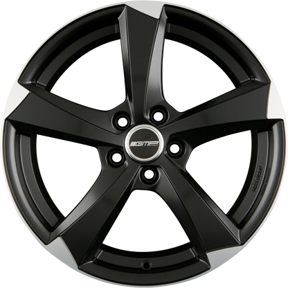 GMP Italia Ican Satin Black Diamond Alufelge 8x19 Zoll ET45 LK 5x112 ML66.6