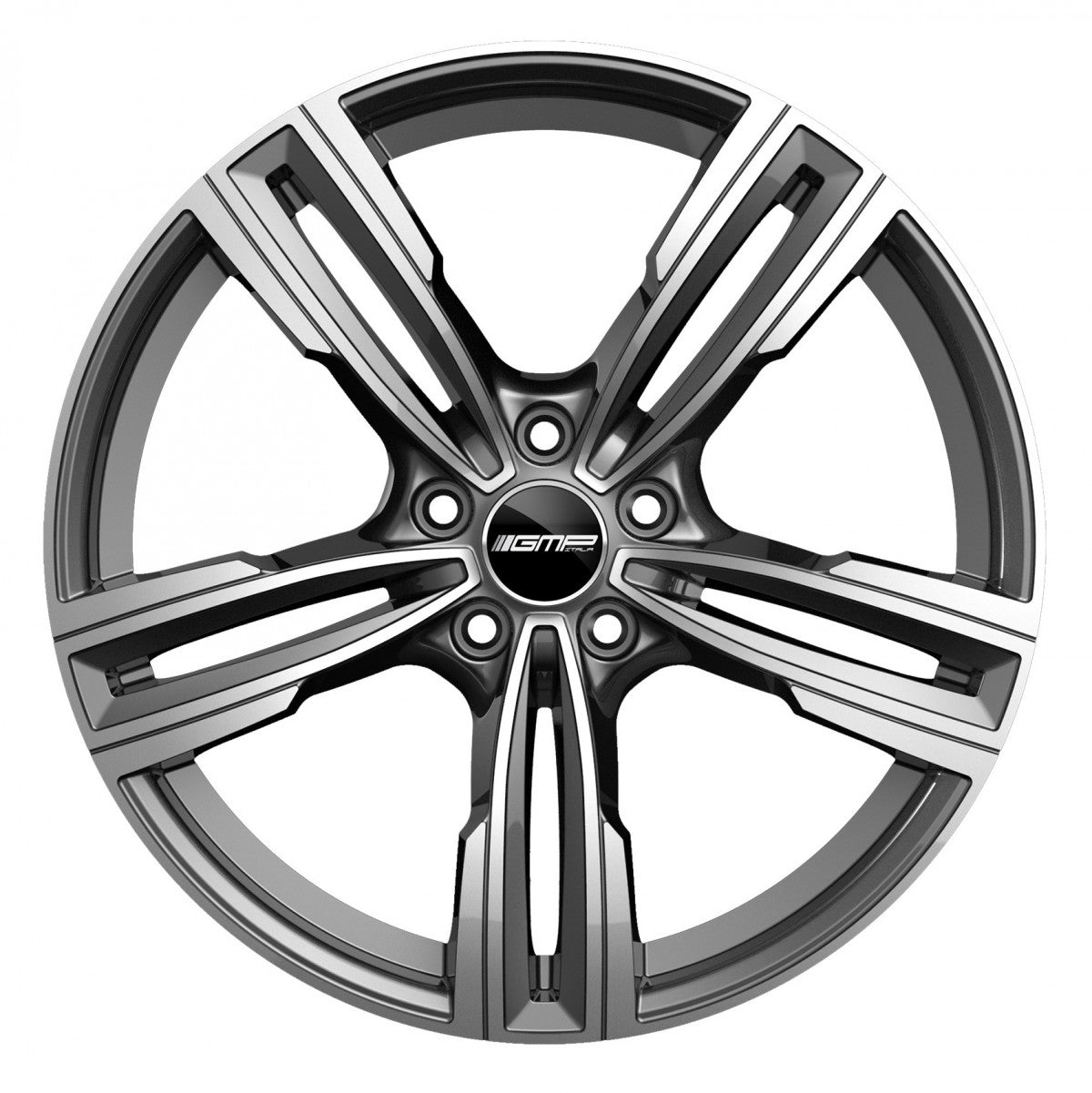 GMP Reven anthracite polished Alufelge 8x19 Zoll ET40 LK 5x120 ML72.6 – Bild 2