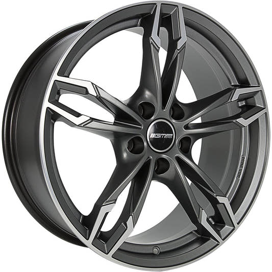 GMP Dea matt anthracite polished Alufelge 8x19 Zoll ET43 LK 5x112 ML66.6