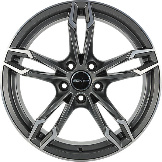 GMP Dea matt anthracite polished Alufelge 8x19 Zoll ET43 LK 5x112 ML66.6 – Bild 2