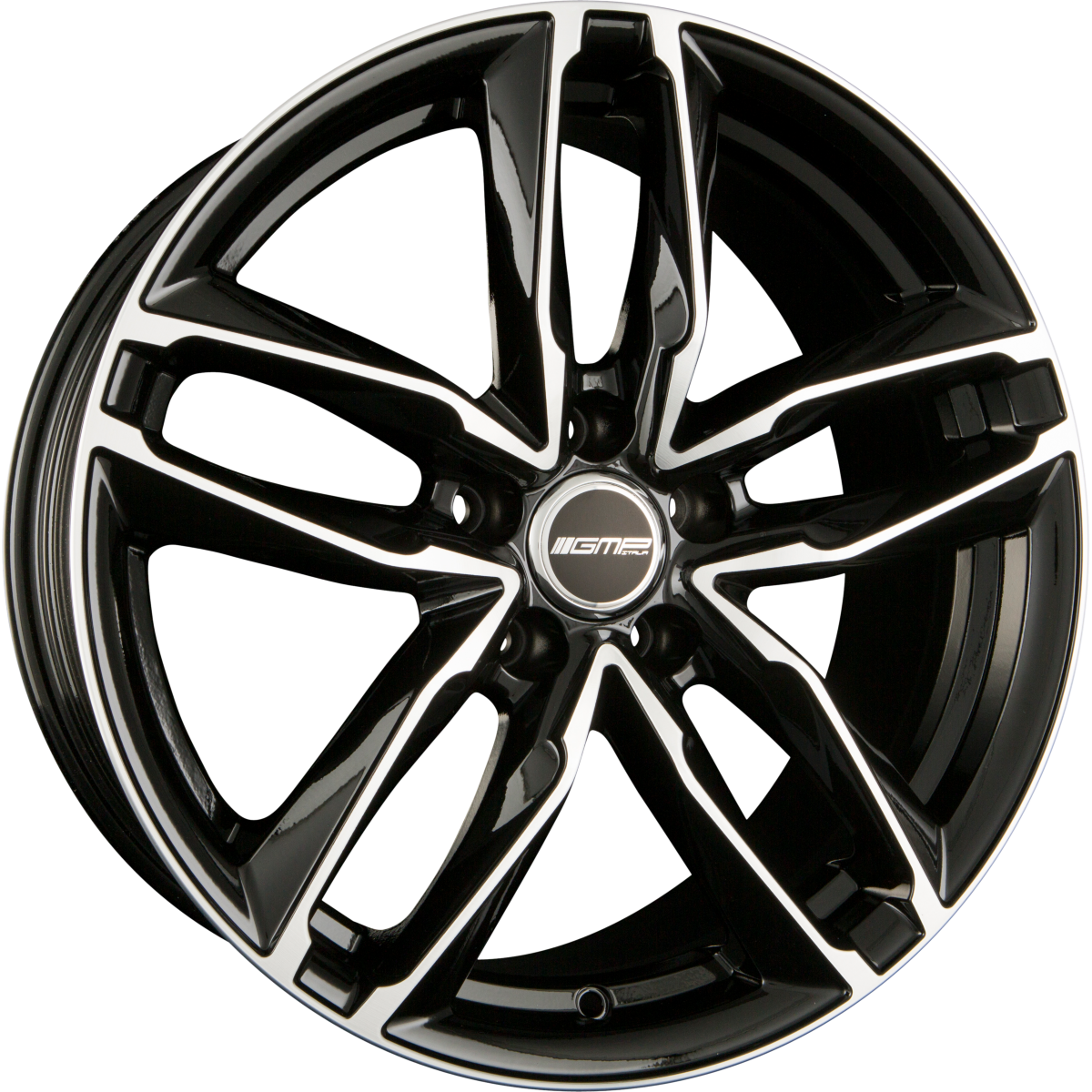GMP Atom black polished Alufelge 8.5x19 Zoll ET25 LK 5x112 ML66.5 – Bild 4