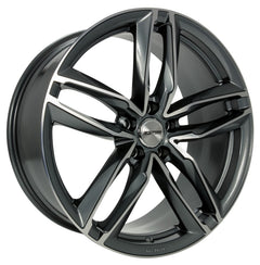 GMP Atom anthracite polished Alufelge 8.5x19 Zoll ET25 LK 5x112 ML66.5