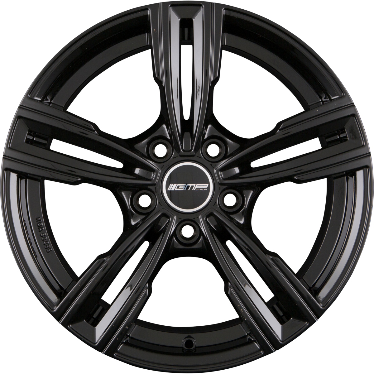 GMP Italia Reven Shiny Black Alufelge 8.5x20 Zoll ET35 LK 5x120 ML64.1