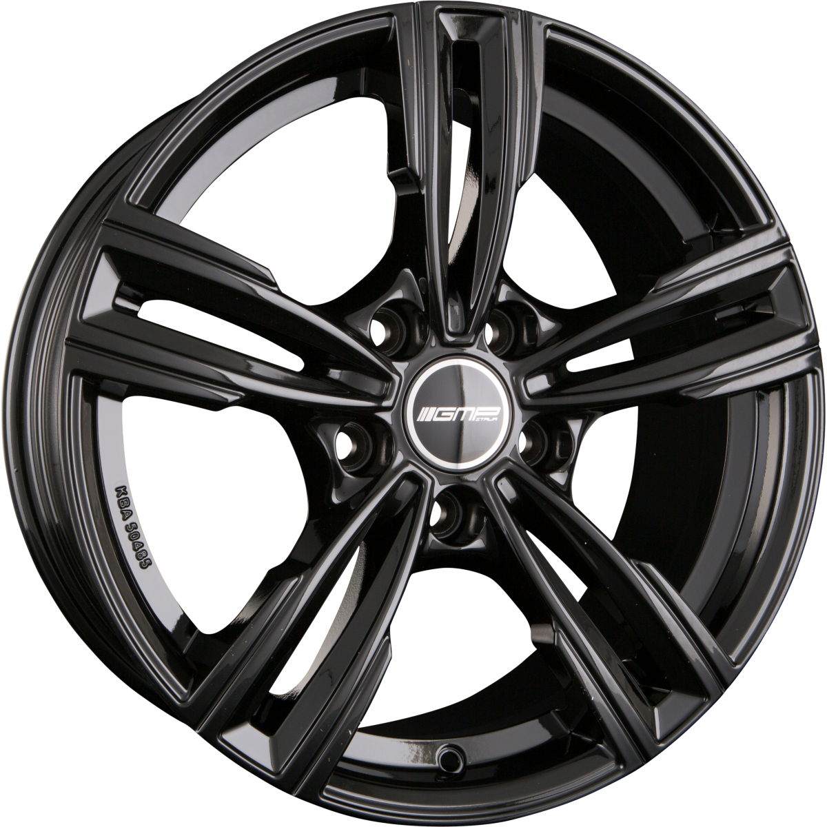 GMP Italia Reven Shiny Black Alufelge 8.5x20 Zoll ET35 LK 5x120 ML64.1 – Bild 2